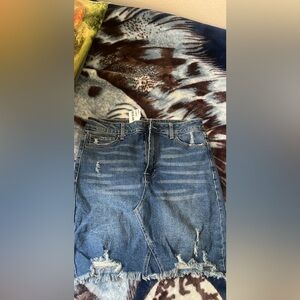 Jean skirt